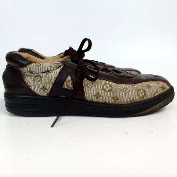AUTH LOUIS VUITTON SNEAKERS MONOGRAM MINI 35 SHOES - Picture 3 of 8